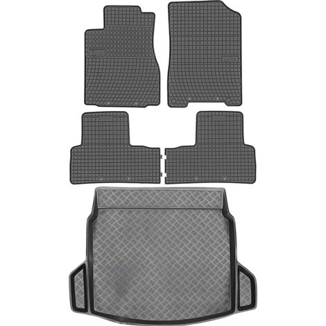 Honda CR-V IV SUV (2012–2018) – Set: Gummifußmatten + Kofferraummatte