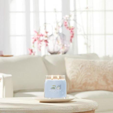 Yankee Candle Ein ruhiger und friedlicher Ort Azur Glas