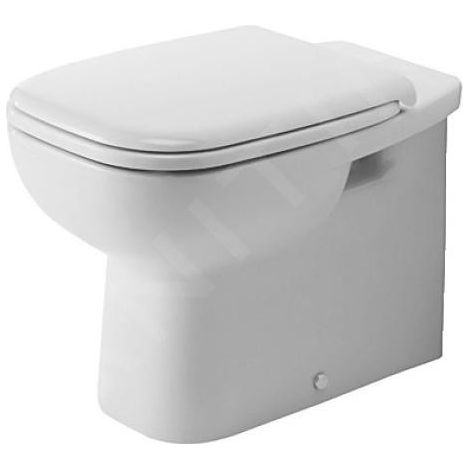 Duravit D-Code - WC à poser, évacuation horizontale, avec HygieneGlaze, blanc 21150920002 (1/3)