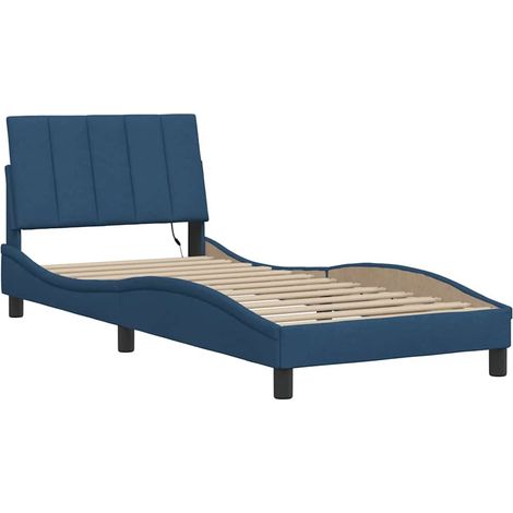 Giroletto senza Materasso Hanko Blu 90x190 cm in Tessuto vidaXL (1/4)