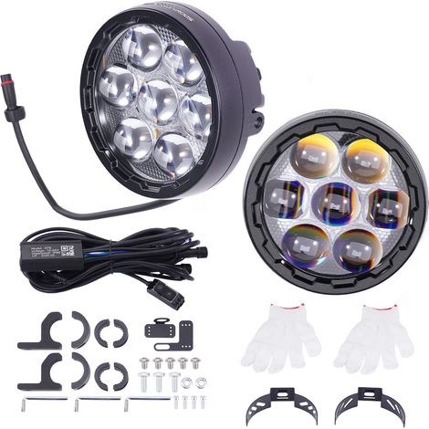 Fari Ausiliari 90W for Motocicletta ATV UTV 12V LED 3000K 6000K Alluminio PC (1/5)