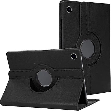 Schutzhülle für Samsung Galaxy Tab A8 10,5 Zoll (schwarz), drehbare Schutzhülle für Samsung Galaxy Tab A10,5, hochwertige Standhülle aus PU-Leder (1/5)