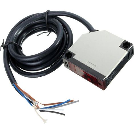 Interrupteur à capteur de réflexion spéculaire DC12-24V 3A E3JK-R4M1 avec vis (1/5)