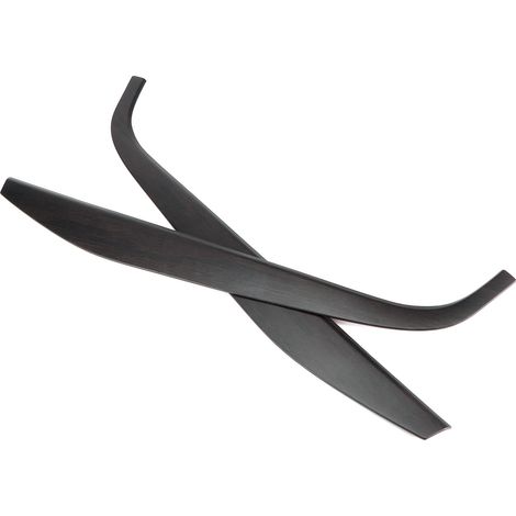 Baguettes décoratives latérales de console centrale compatibles avec Mercedes-Benz Classe A 2019-2020, motif chêne (1/5)