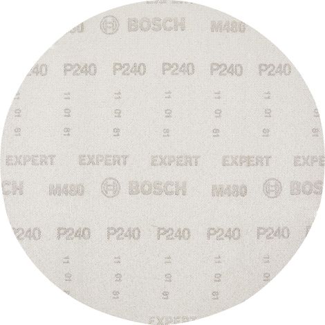 50 pièces de feuille abrasive M480 pour bois et peinture, Ø 125 mm, grain K180, accessoires ponceuse orbitale (1/5)