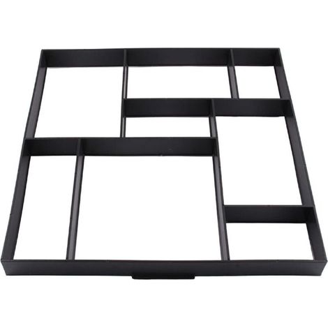 YMYNY 60 x 50 cm Kunststoff-Pflasterform, mittelgroße Pflastersteine, Betonformen, Steine, Trittsteine, Garten, Auffahrt, Pflaster, Wegform, Gehwegform (1/4)