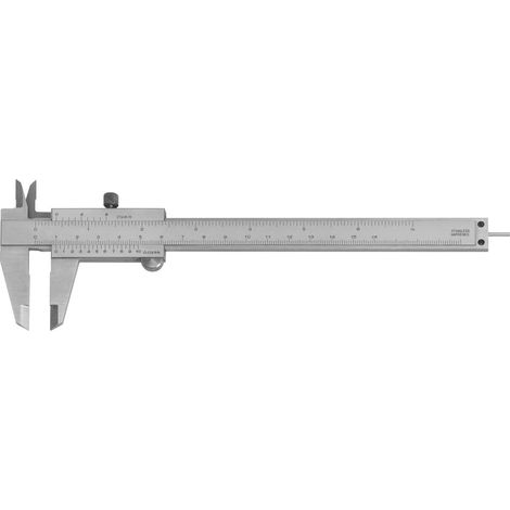 FORMAT Präzisions-Taschenmessschieber parallaxfrei Feststellschraube 150mm (1/4)