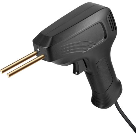 Pistolet à air chaud pour soudure plastique [Ander Online] UK Standard 220-240V, kit de réparation auto avec embouts, outil thermique rouge pour carrosserie et plastique (1/5)