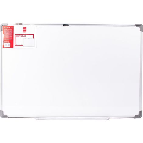 DELI Pizarra magnetica 45x60cm con bandeja portarrotuladores
