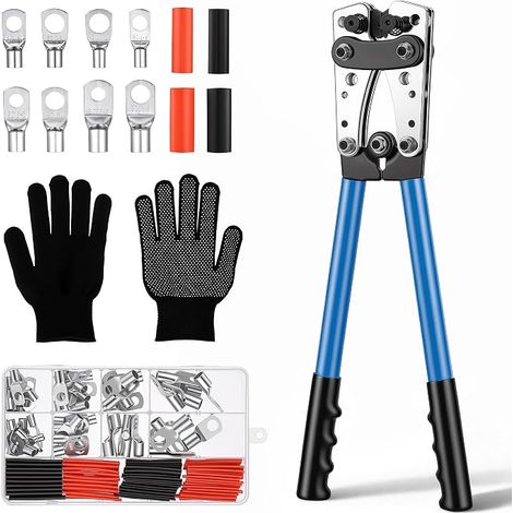 Pince à Sertir Cosses Electriques pour Câble de Batterie de 6 à 50 mm² (1/5)