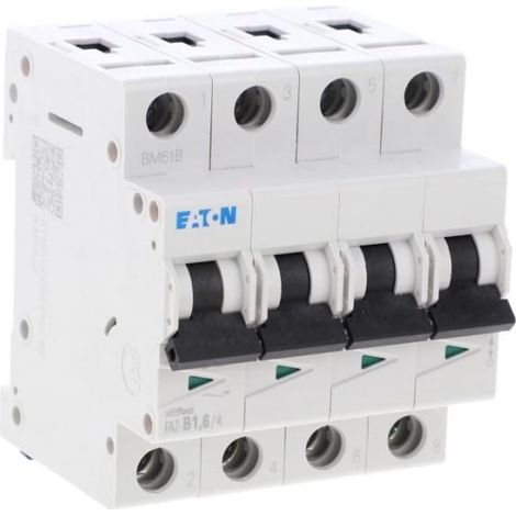 Disyuntor 4P B 1.6A 15kA AC FAZ-B1.6/4 279022