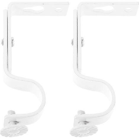 verstellbare Gardinenstangenhalterungen 18-22 mm (Weiß) (1/4)