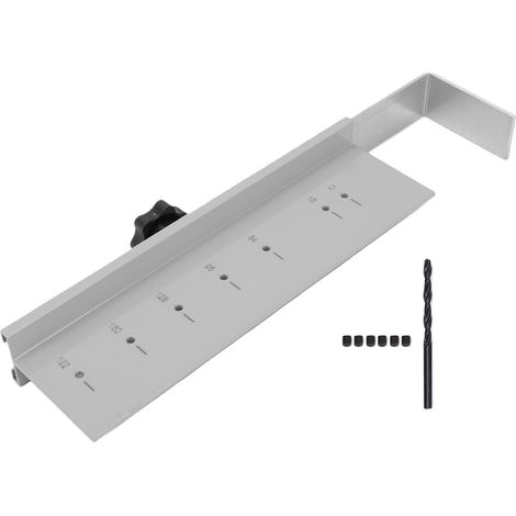 Localisateur de trous de poignée d'armoire, alliage d'aluminium, positionneur de perçage multi-trous. (1/5)