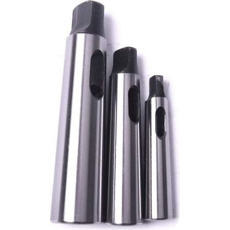 Fei Yu Cône Morse douille de perçage Réduction adaptateur pour tour de fraisage (MT1 à MT2, MT3 à MT2, MT3 à MT4,3pcs) (1/4)