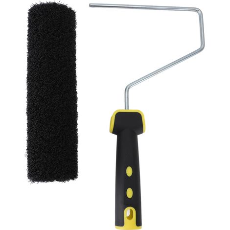 Rouleau à peinture avec poignée antidérapante, lavable et réutilisable, pour sols et murs intérieurs. (1/5)