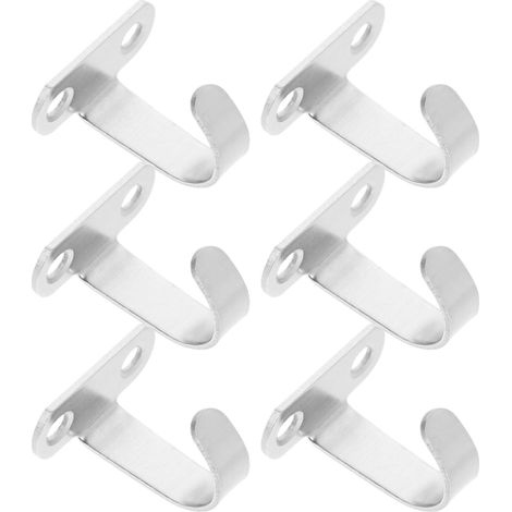 Set di 6 robusti ganci in acciaio inossidabile (1/5)