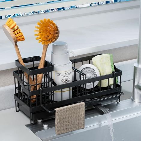 Kitchen Sink Organizer, Sponge Holder, Kitchen Sink Accessory (1/5)