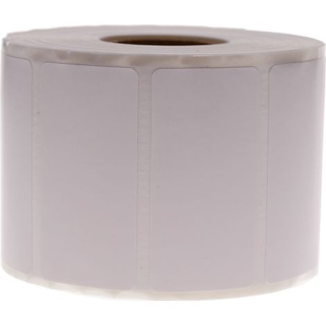 BeMatik - Rouleaux bobine 1100 étiquettes pour imprimante transfert thermique 50.8x25.4mm (1/5)