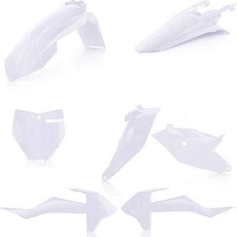 Kit Plastique Cycra 5 Elements GAS GAS MC 85 21 BLANC