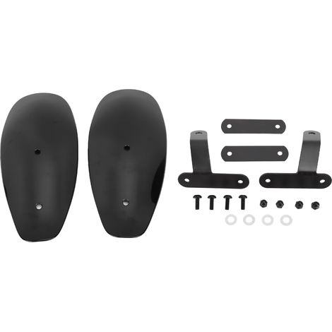 Protège-mains pour moto, réduit la résistance au vent, compatible avec la plupart des motos et vélos électriques, noir. (1/5)