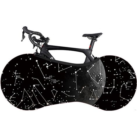 Housse de roue de vélo extensible, anti-poussière, sac de rangement de protection de vélo lavable pour l'intérieur et l'extérieur (1/3)