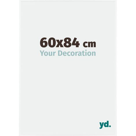 yd. - Cadre photo 60x84 - Blanc Brillant - Plastique - Evry