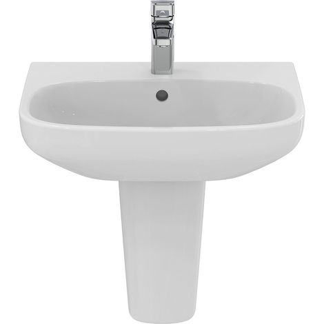 Ideal Standard I.Life A Basin and Semi Pedestal 550mm Wide - 1 Tap Hole (1/5)