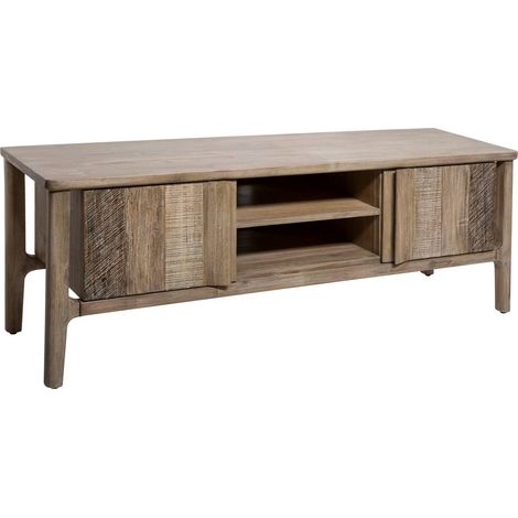 Porta tv in acacia banila 55x140cm - Atmosphera créateur d'intérieur