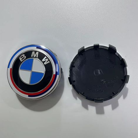 Cache moyeu de roue BMW 56 mm, lot de 4 emblèmes centraux jante pour Série 1 3 5 7 X1 X3 X4 X5 X6, logo anniversaire automobile