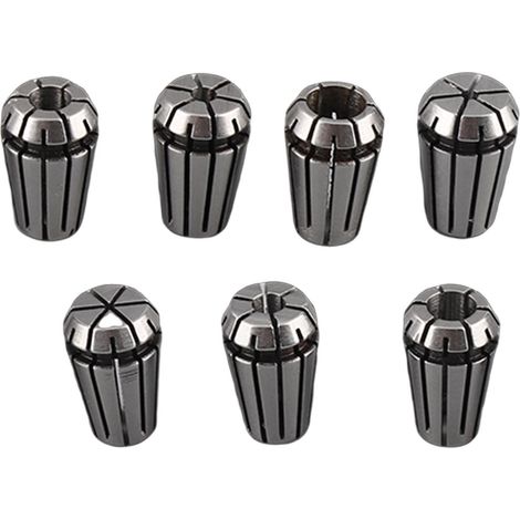 pièces ER11 Tige d'extension de support d'arbre moteur 5 mm ER11 1‑Jeu de pinces à ressort de 7 mm (1/5)