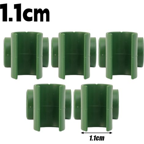 5/50 croix en plastique pour tuteurs de jardin, poteaux de fixation, attaches, barre de serrage, boucle réglable 8/11/16/2 (1/5)