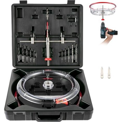 Scie Cloche Réglable 40-300 mm Kit Scie Cloche avec Cache (1/5)