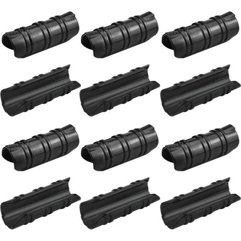 Bardusch - 12Pcs Serre Clips 25mm Clips Serre de Jardin Résistance aux Températures Elevées Fixation Bache Serre Durable Facile a Utiliser (1/4)