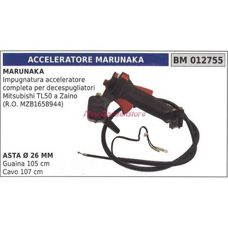 Acelerador MARUNAKA desbrozadora mitsubishi 012755