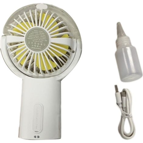 Ventilateur brumisateur portable, 4000 mAh, batterie externe rechargeable, idéal pour les voyages. (1/5)