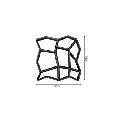 Moules et coffrages pour béton, moules pour allées piétonnes, dalles de pavage, pavés extérieurs, moules en ciment pour terrasse, pelouse et jardin. (1/4)
