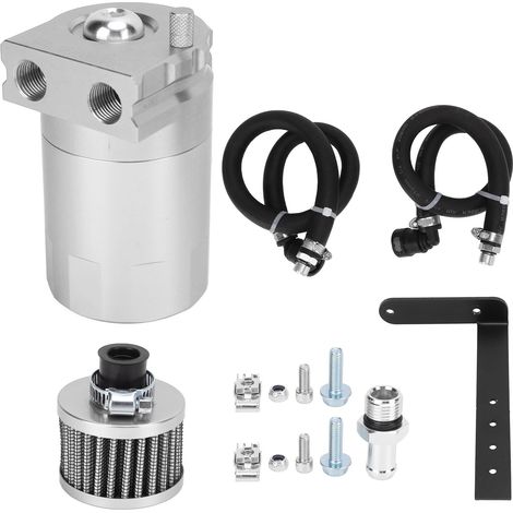 Séparateur d'huile avec filtre respirant pour Ford Raptor Expedition, argenté, pièce de rechange anti-condensation (1/5)