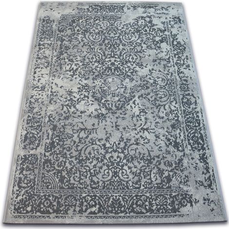 Teppich VINTAGE 22208/356 grau klassische Rosette grey 140x200 cm