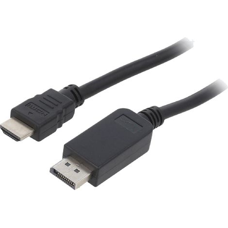 Cable DisplayPort 1.1 male HDMI 2.0 male 3m noir