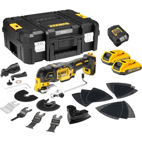 DeWALT DCS356D2 18V Speed Oscillating Tool With 2 x 2Ah Batteries, Charger And TSTAK II Case (1/3)
