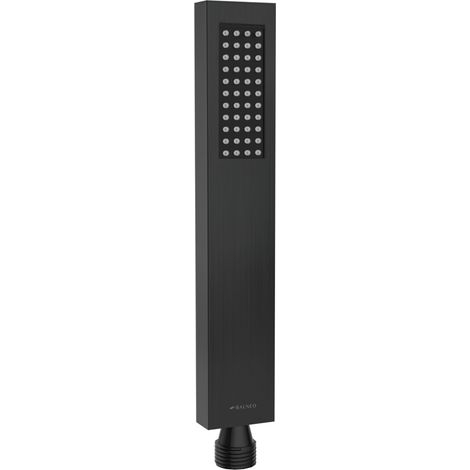BALNEO Douchette noire en acier inoxydable au design contemporain CASCADE (1/4)