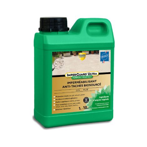Anti Tache Incolore Pierre Poreuse GUARD INDSTRIE ImperGuard Ultra 1L (1/5)