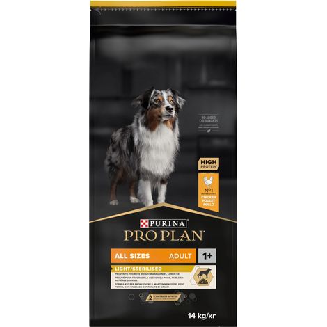 PURINA PRO PLAN Adulto Light/Esterilizado 14 kg (1/4)