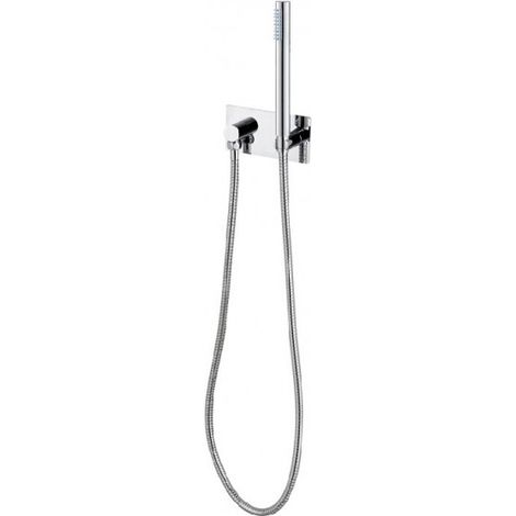BERNSTEIN - Applique murale avec support de douche CZT050B - y compris douchette à main et flexible