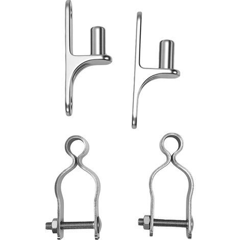 2 x 3,5 cm (1-3/8 po) Charnières de portail en acier inoxydable 304 pour clôtures en grillage et portails en bois. (1/5)