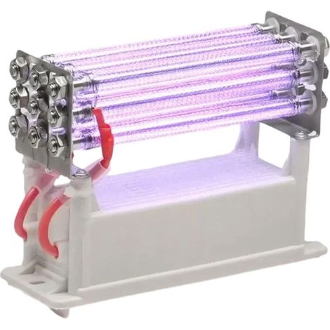 Generador De Ozono - Tubo De Cuarzo - 27 G/H - Para Desinfeccion De Aire Y Superficies - 36 G/H - Timer 1-120 Min - Acero Inoxidable (1/5)
