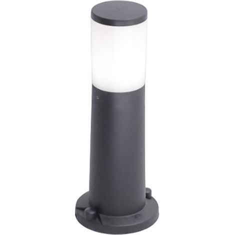 Lampioncino esterno top light loano pa40 nero e27 led resina