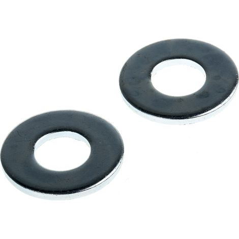 Rondelle plate, M10, M10 (Form C), Acier, 10.5mm x 24mm, Galvanisé brillant ( Prix pour Sachet de 100 )