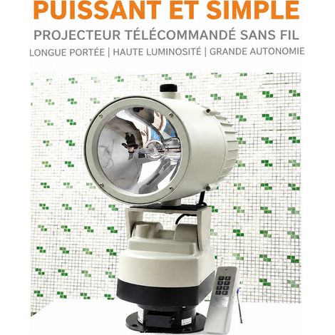 Projecteur de recherche rotatif extérieur 220V 70W lumière blanche 220v70w 8,5 kg – Livraison gratuite
