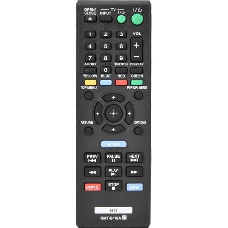 RMt B118A Fernbedienung für Sony Blu-ray-Player BDP185C, BDPBX18, BDPBX3100, BDPS185 (1/5)